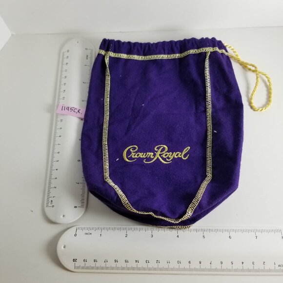 9" Crown Royal Purple Bag for craft, storage - Picture 4 of 7